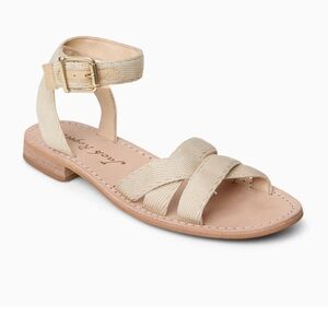 Jack Rogers Patti Canvas Flat Sandal Size 9 NIB